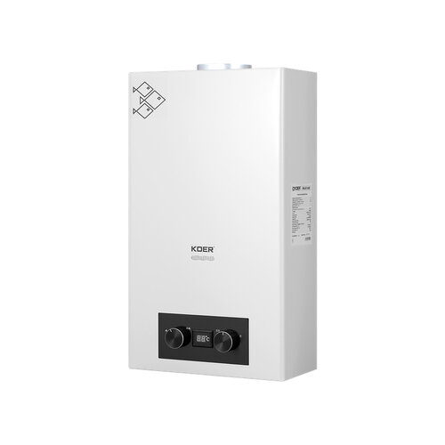 KOER KWH.G0110 WHITE Газова колонка димохідна 10 л/хв (колір білий) (1 шт/ящ)