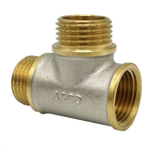 ASCO Трійник 1/2" ЗЗВ нікель. з проточкою 1/100