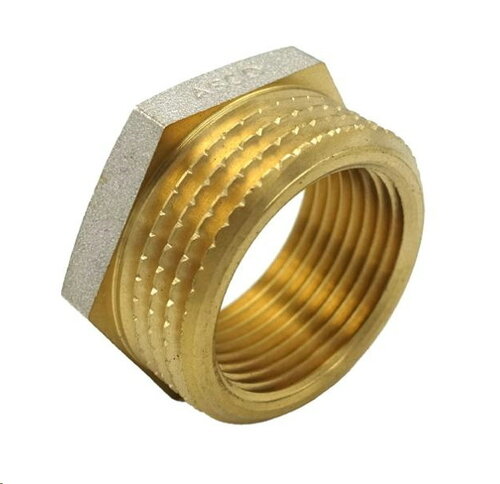 ASCO Футорка  1 * 1/2" ЗВ нікель. з проточкою 1/140