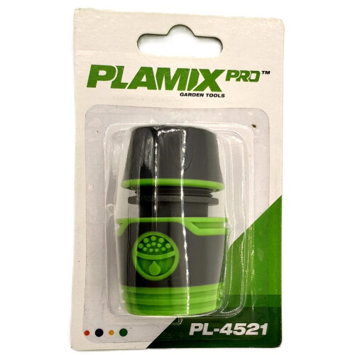 PLAMIX PRO PL-4521 Конектор швидкознімний для шланга, 1/2" (ABS+TPR+PPR) (240 шт/ящ, 24 шт/кор)