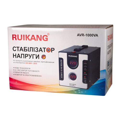Стабілізатор напруги Ruikang 1000 VA(4шт/ящ)