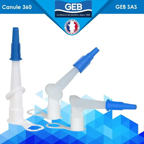 GEB SAS 131402 Насадка для тюбіка поворотна 360° (5 шт.) GEB
