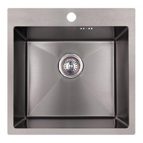 KRAFT Мийка Handmade HS 5050 500*500*230 SATIN + Змішува 5022 корзина