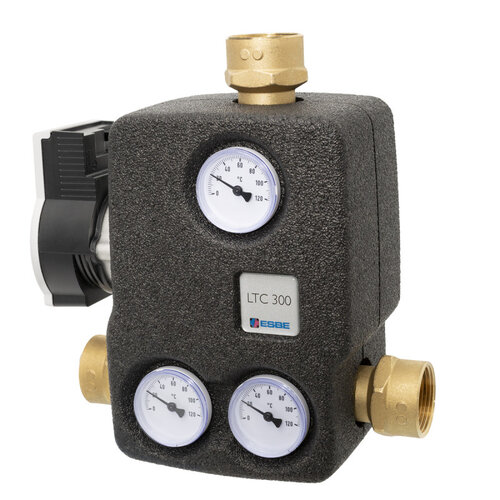 LADOMAT Термокран з насосом ESBE LTC361 G1 1/2" 105 кВт, Т= 65°С Енергозберігаючі циркуляційні насос