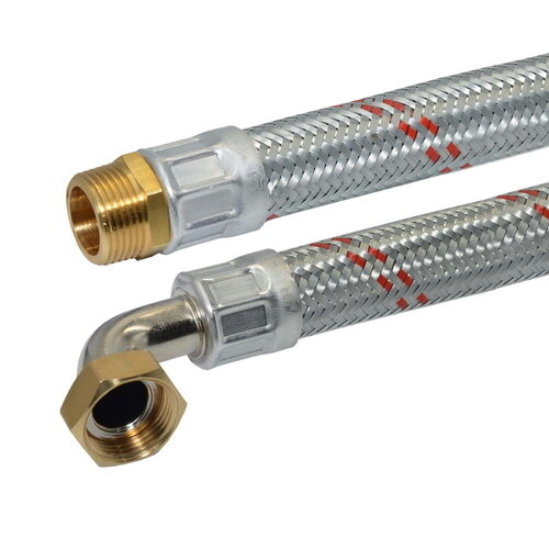 PARIG  L=800 мм 658412420800  AVC-Z  DN25  Шланг кутовий антивібраційний  1"х1" ВЗ   -5/+90C°  PN10
