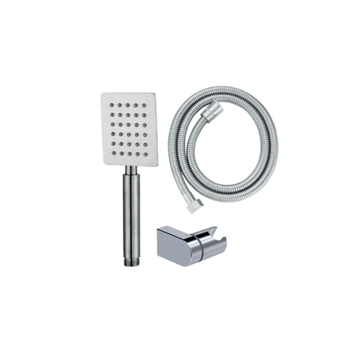 MIXXUS SHOWER SET-02.SUS Душовий  (шланг,лійка, кронштейн) з нерж. сталі (упаковка блістер) (MI6157)