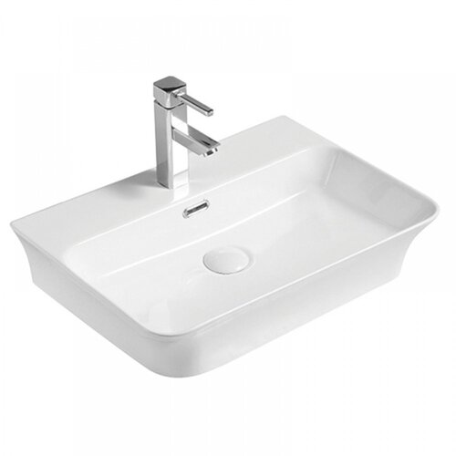 MIXXUS PREMIUM BEVEL-0202 Умивальник накладний керамічний з переливом 560x415x125mm (1 шт/ящ)