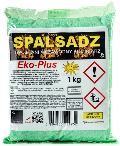 Spalsadz Eko Plus 1 кг порошок для чищення димоходів.