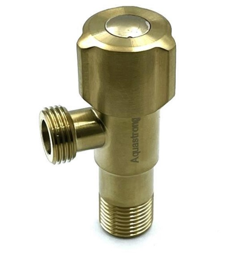Кран кутовий нерж. AQUASTRONG D5 M1/2 х M3/4 (D519) Країна виробник Угорщина