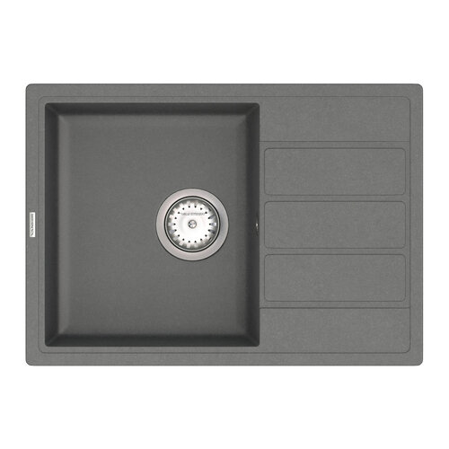 Мийка гранітна VANKOR EASY EMP 02.62 Сірий (Gray)