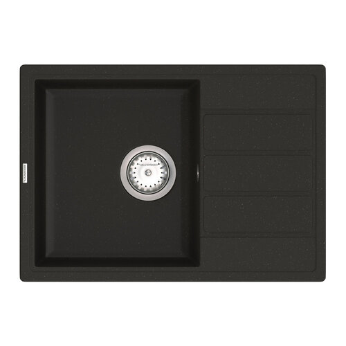 Мийка гранітна VANKOR EASY EMP 02.62 Чорна (Black)