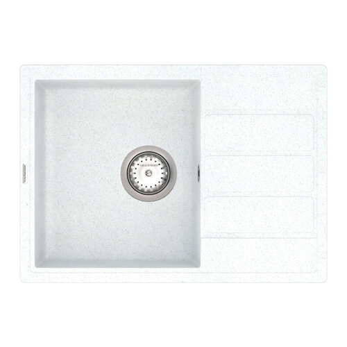 Мийка гранітна VANKOR EASY EMP 02.62 Білий (White)