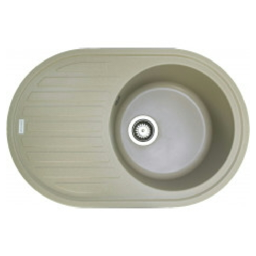 INOVITA ELLIPSIS 765x495x200 Сахара - 02 Мийка кухонна гранітна (Без сифона)