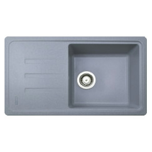 INOVITA SLIM LONG 780x435x200 Св.-Сірий - 09 Мийка кухонна гранітна (Без сифона)