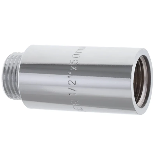 KOER KF.E06-50.CHR - 1/2"-50мм Подовжувач ХРОМ. (160 шт/ящ, 80шт/уп)