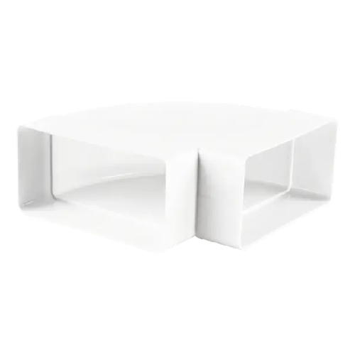 EUROPLAST Коліно KLH горизонтальне пластикове, 110x55mm, 90°