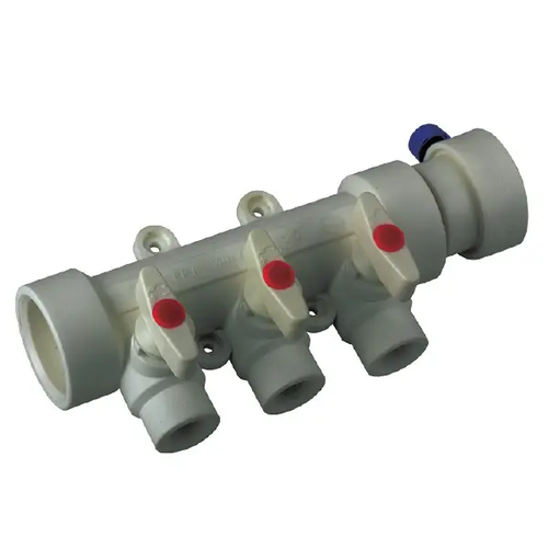 KOER K0170.PRO - 40x20 PPR Колектор 3-way з кульовими кранами (1шт)