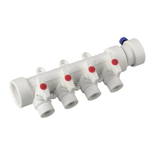 KOER K0171.PRO - 40x20 PPR Колектор 4-way з кульовими кранами (1 шт)