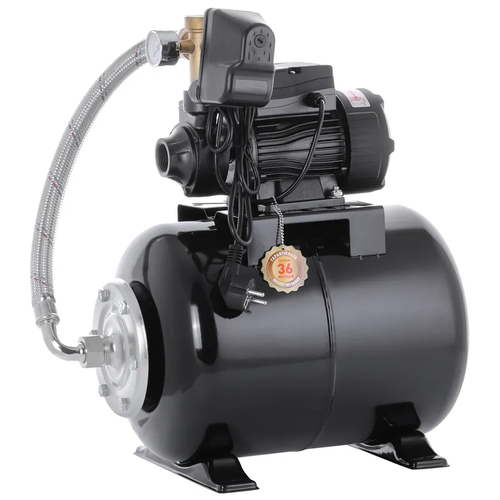 KOER AUTO QB-60 24L Насосная станция, Н=35М Q=2,4кбМ P=370 Вт. 1"x1"