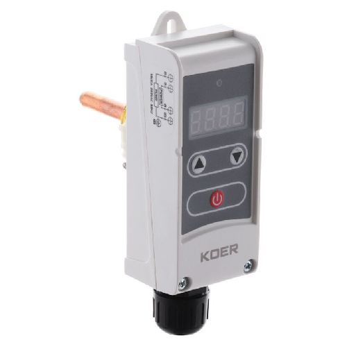KOER KR.1353E Термостат електричний занурювальний  (+5…+80*C)