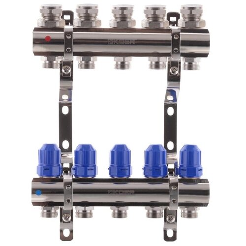 KOER KR 1100- 05 1x5 WAYS Колектор з термостатичними клапанами