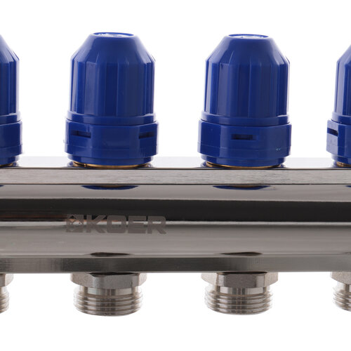 KOER KR 1110- 02 1x2 WAYS Колектор з розходомірами компл. (верх+низ+кріпл.)
