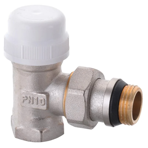 KOER KR.951-GI 1/2“ Кран термостатич. з пред. настр.кутовий з систем. "антипротечка"