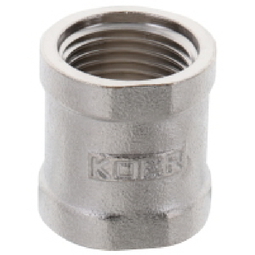 KOER KF.C06 - 1/2" Муфта нікель (60шт)