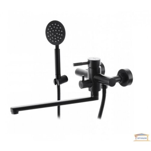 MIXXUS SUS- 006 -BLACK Змішувач для Ванни довгий гусак нерж. SUS 304(12шт./ящ)