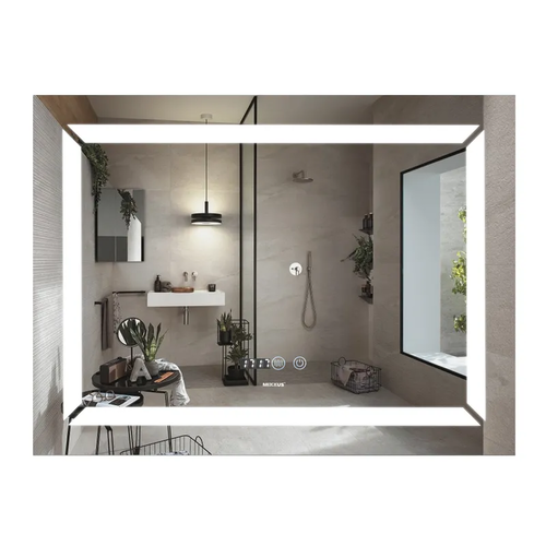 MIXXUS LIGHT MR01-70x50 Дзеркало (годинник, LED-підсвічування, антизапотівання)