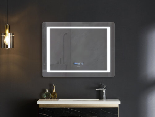 MIXXUS STYLE MR03-70x50 Дзеркало (годинник, LED-підсвічування, антизапотівання)