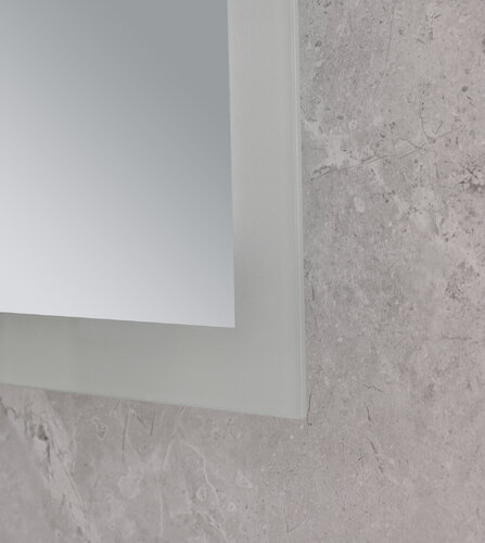 MIXXUS FLAT MR04-100x60 Дзеркало (годинник, LED-підсвічування, антизапотівання)