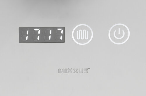 MIXXUS PLAIN MV02-50x70 Дзеркало (годинник, LED-підсвічування, антизапотівання)