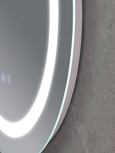 MIXXUS PLAIN MC02-60 Дзеркало (годинник, LED-підсвічування, антизапотівання