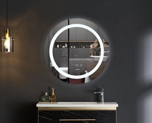 MIXXUS PLAIN MC02-60 Дзеркало (годинник, LED-підсвічування, антизапотівання