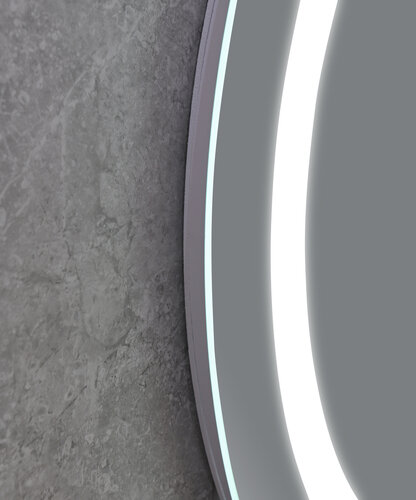 MIXXUS PLAIN MC02-60 Дзеркало (годинник, LED-підсвічування, антизапотівання