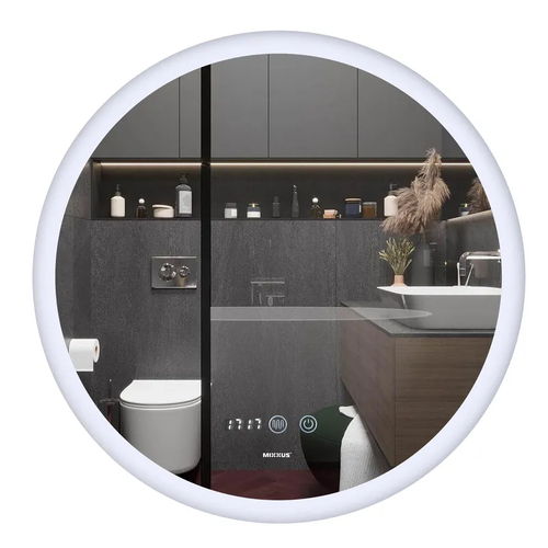 MIXXUS PLAIN MC10-60 Дзеркало (годинник, LED-підсвічування, антизапотівання)