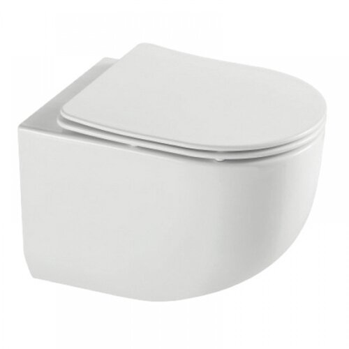 MIXXUS PREMIUM ELLIPSE-0302-T3 Унітаз підвісний 495x360x370mm, система змиву TORNADO 3.0 (1 шт/ящ)