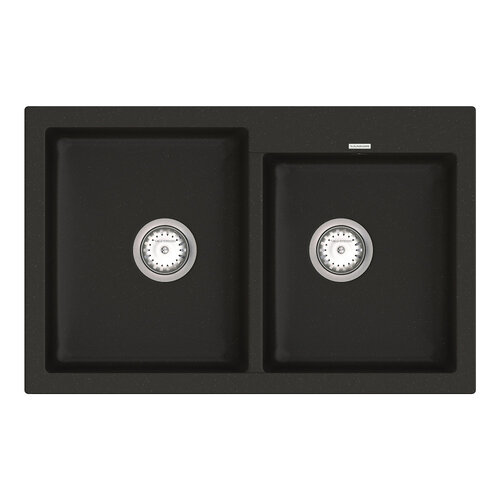 Мийка Vankor ORMAN OMP 05.80 чорн.(black) подвійна