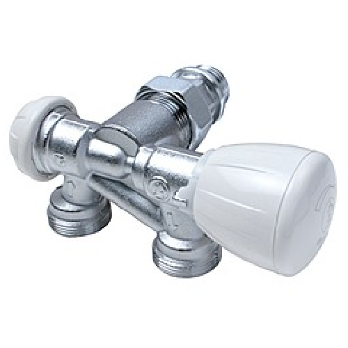 Giacomini  R357BX062- Кран для рушникосушарки100%  підкл. кутове Праве