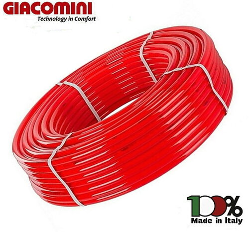 Giacotherm R996TY564 PE-Xb бухта 600 м. Оригінал Труба для теплої підлоги