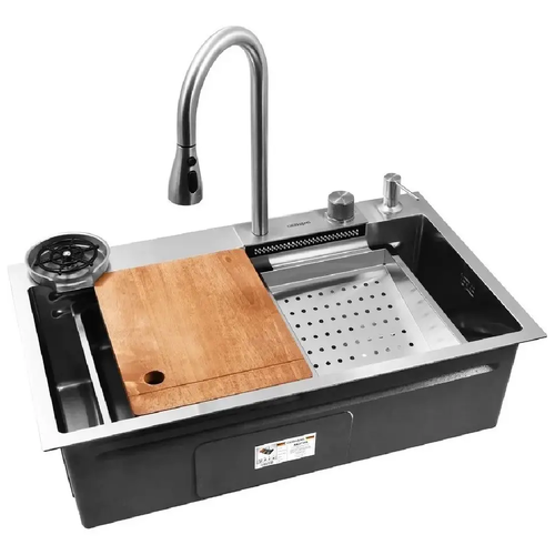 MIXXUS PREMIUM MH7246-SET-01.SUS304 Мийка із вбудованим змішувачем з нерж. сталі SUS304
