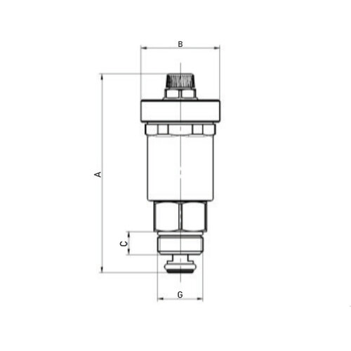 ROHO R1302 - 50 - 1/2 H Розповітрювач автоматичний з клапаном