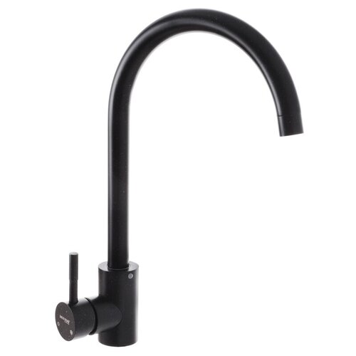 MIXXUS SUS-011 BLACK Круглий високий Змішувач для Кухні з нерж.SUS304  (цв. чорний) (10 шт/ящ)
