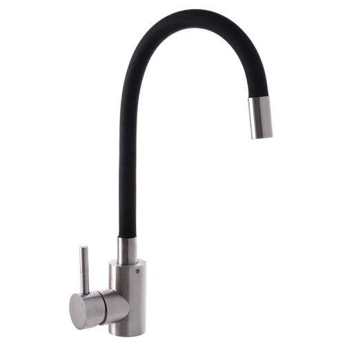 MIXXUS SUS- 011 REFLECTOR -BLACK Змішувач для кухн. з силікон.ізлив з нерж. SUS 304