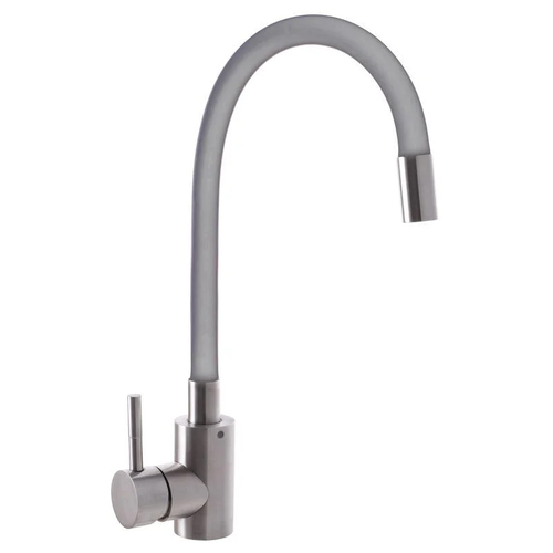 MIXXUS SUS- 011 REFLECTOR GREY Змішувач для кухн. з силікон.ізлив з нерж. SUS 304