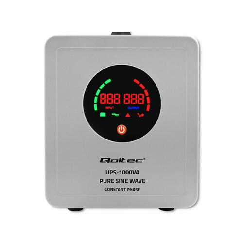UPS QOLTEC PRO 12V 1000VA/800W