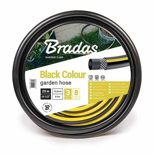 Шланг BRADAS BLACK COLOUR 1/2" 30м, WBC1/230