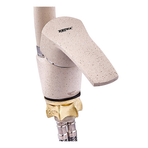 ZERIX YUB 279 BEIGE Змішувач для кухні Бежевий