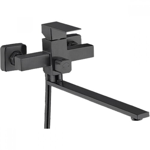 ZERIX KUB-006 (EURO) BLACK Змішувач для ванни з нерж. сталі SUS304 (кільк. чорний